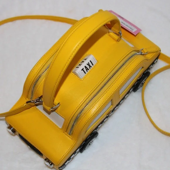 NWT Kate spade Designer Bag leather 3D taxi cab crossbody bag Purse Handbag - Picture 6 of 7